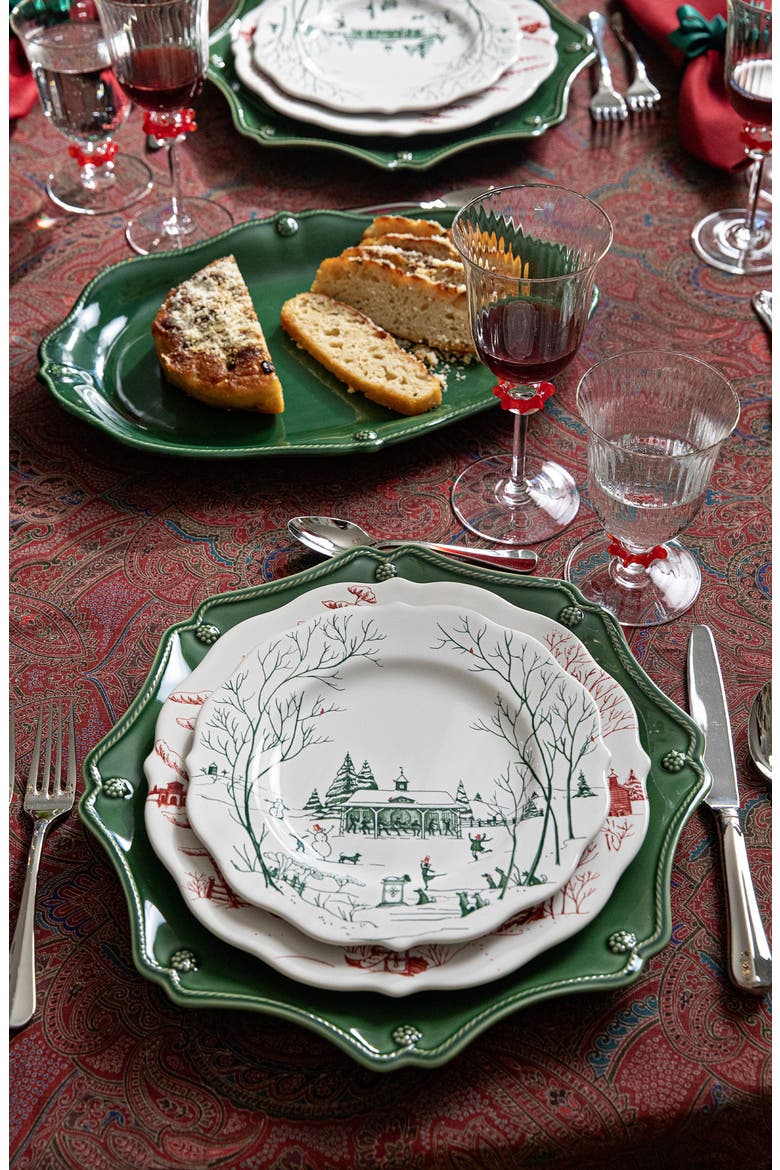 Berry & Thread 16-Inch Platter, Alternate, color, BASIL