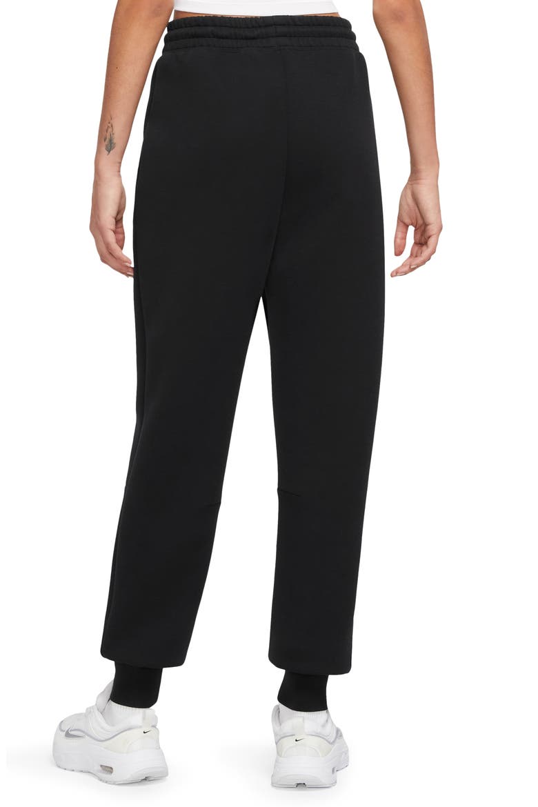 Sportswear Tech Fleece Mid-Rise Joggers, Alternate, color, 010 010 BLACK/BLACK