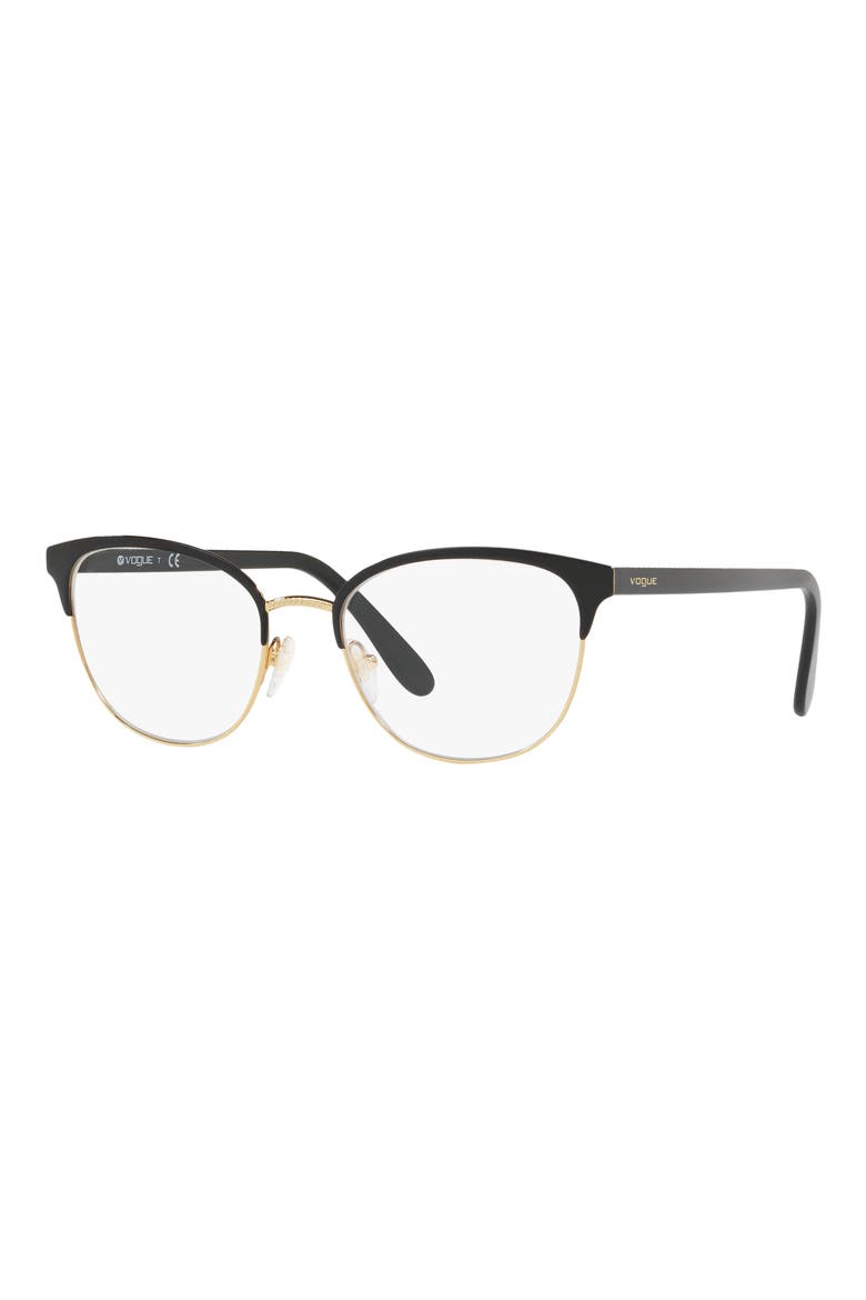 52mm Oval Reading Glasses, Alternate, color, BLACK GOLD
