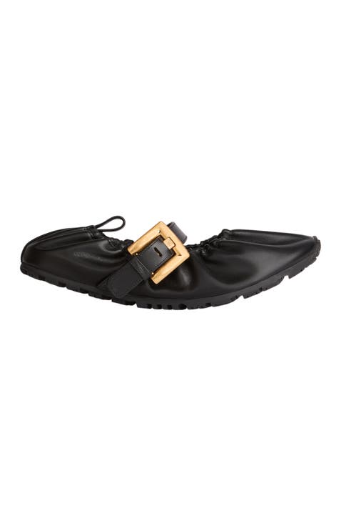 Anthem smooth leather ballet flats