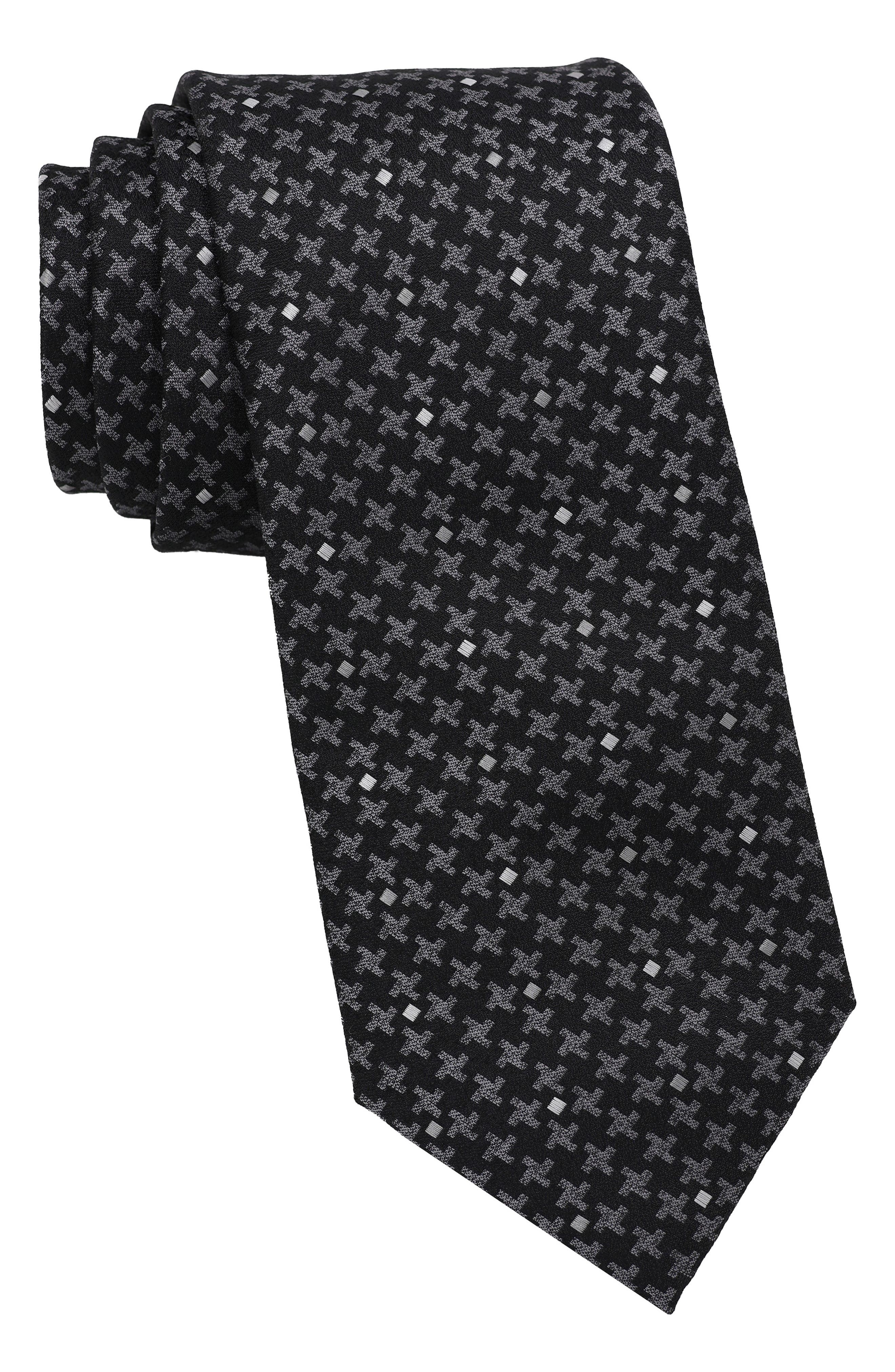 Dotted Houndstooth Tie