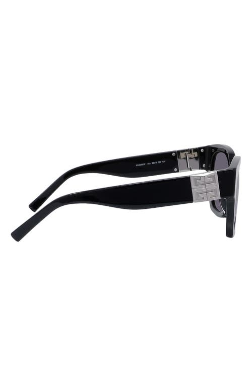Givenchy 4g 53mm Square Sunglasses In Black
