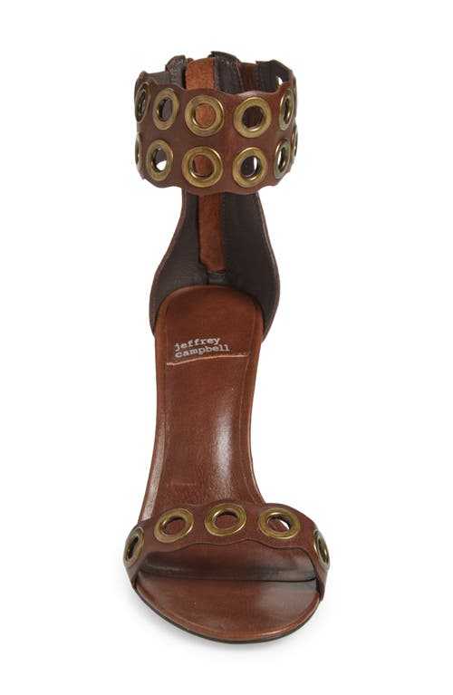 Jeffrey Campbell Julienne Ankle Strap Sandal In Brown