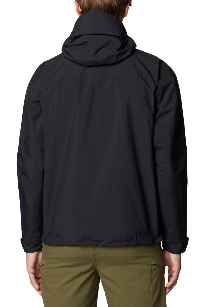 Dry Times Waterproof Jacket, Alternate, color, BLACK