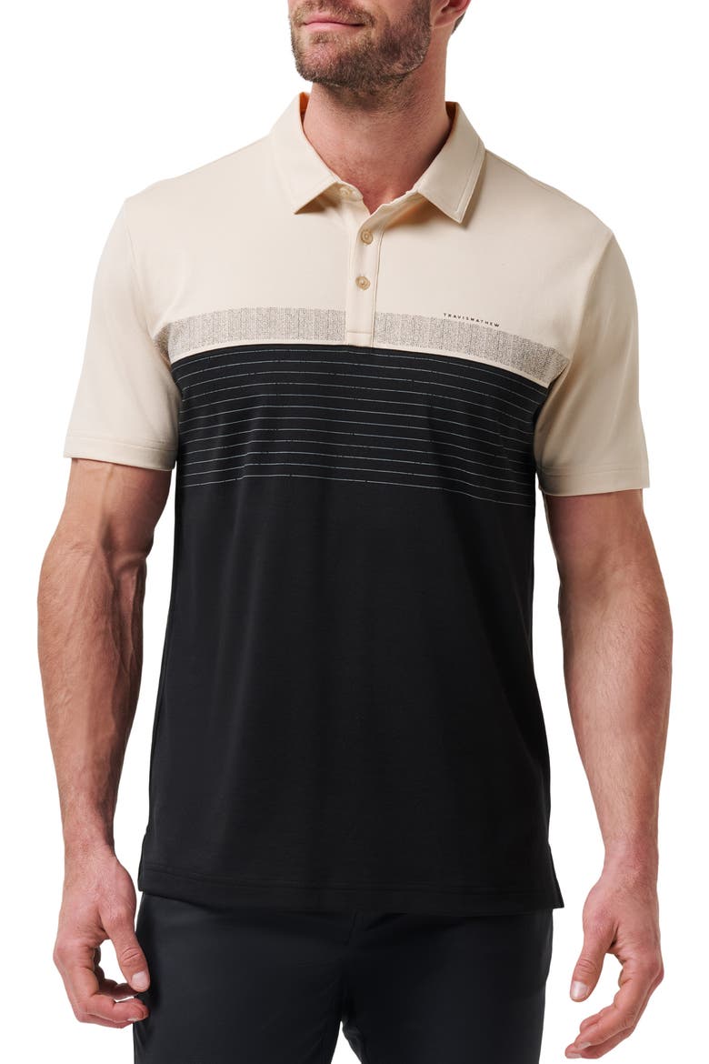 Hang Glide Cotton Blend Polo, Main, color, ITALIAN SAND