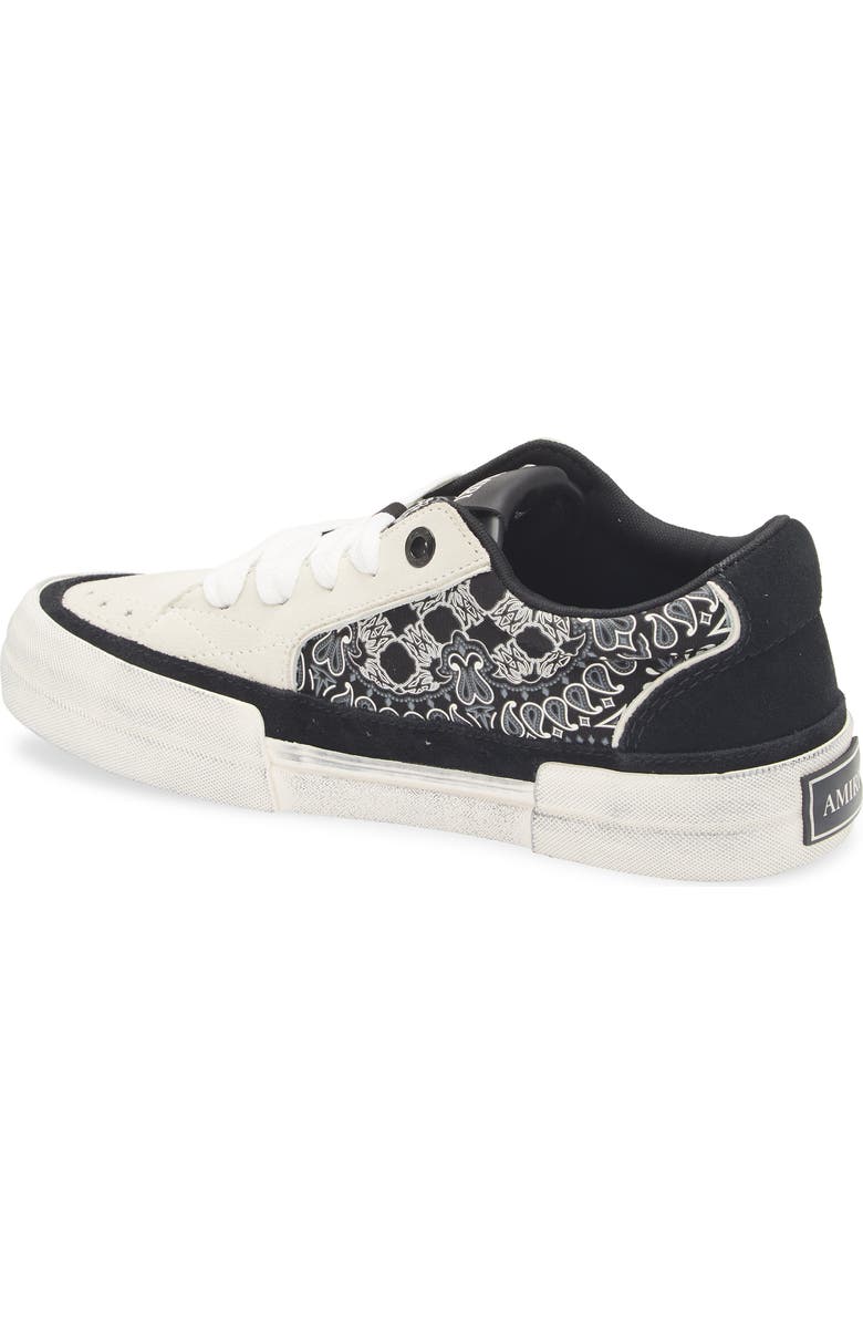 AMIRI Bandana Sunset Skate Low Top Sneaker, Alternate, color, Black