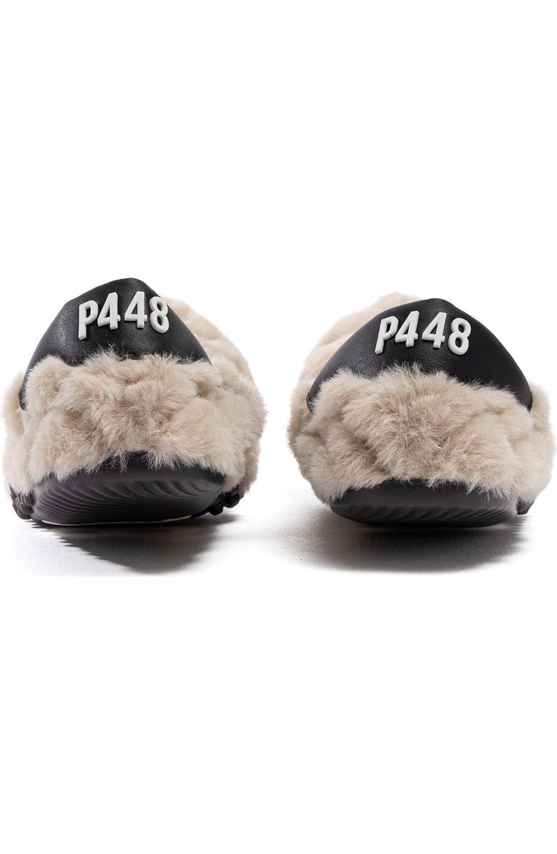 P448 Stella Teddy Ballet Flat, Alternate, color, Black