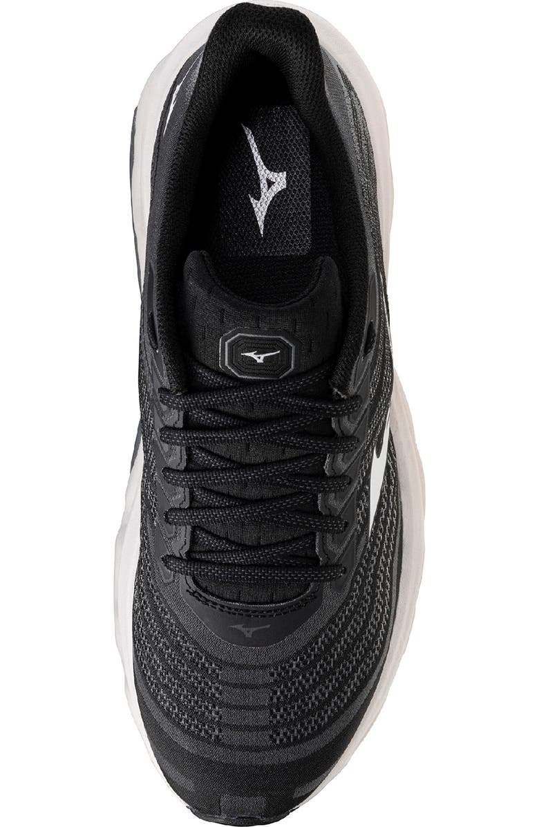 Mizuno <p>Wave Horizon 8 Running Shoe (Men)</p>, Alternate, color, Black-White