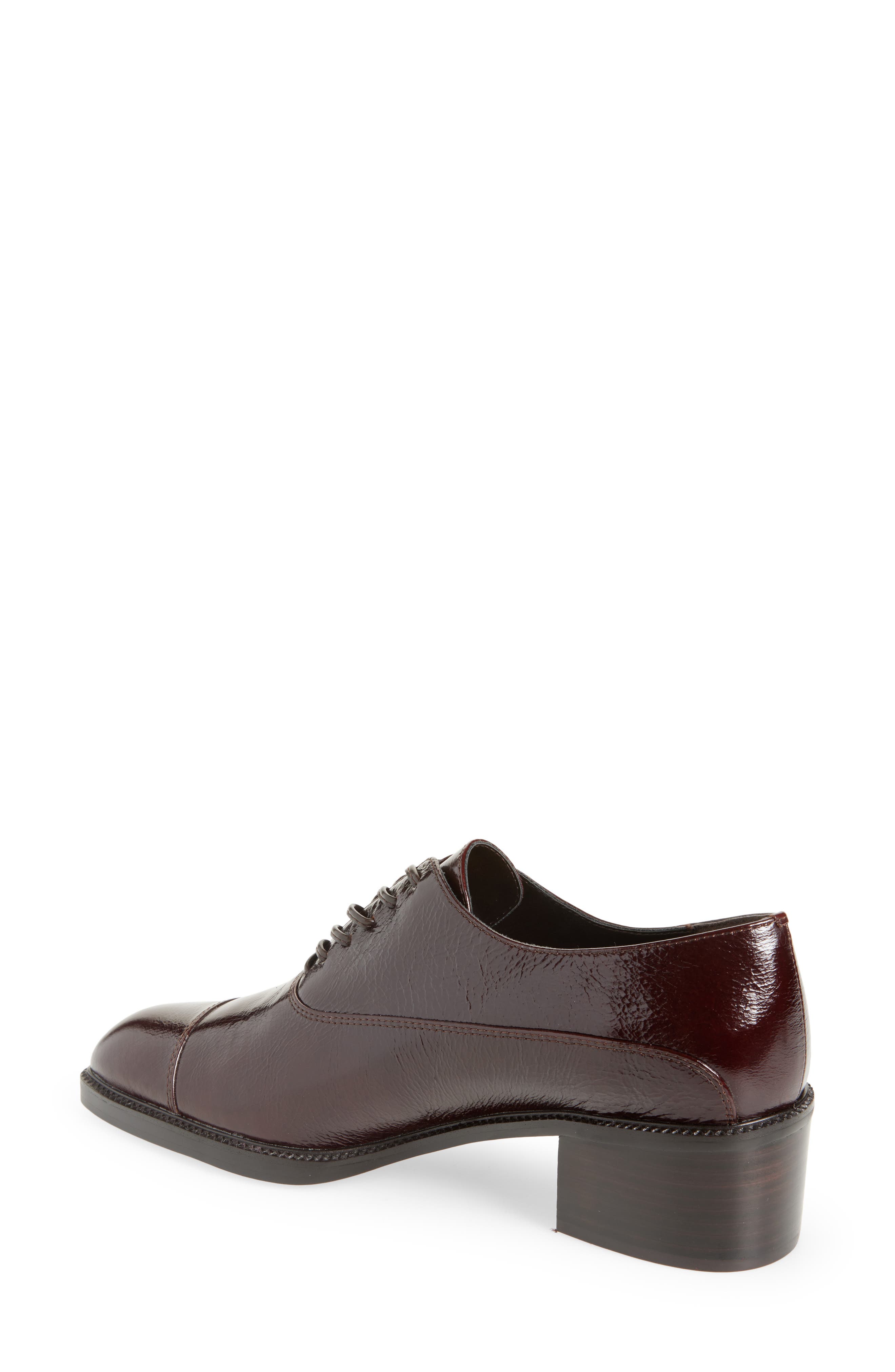 Jeffrey Campbell Thatch Cap Toe Oxford Pump, Alternate, color, Coffee Crinkle