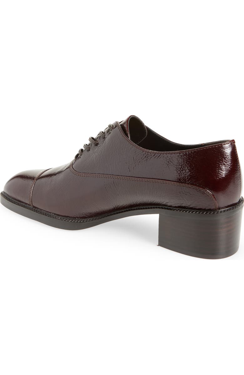 Jeffrey Campbell Thatch Cap Toe Oxford Pump, Alternate, color, Coffee Crinkle