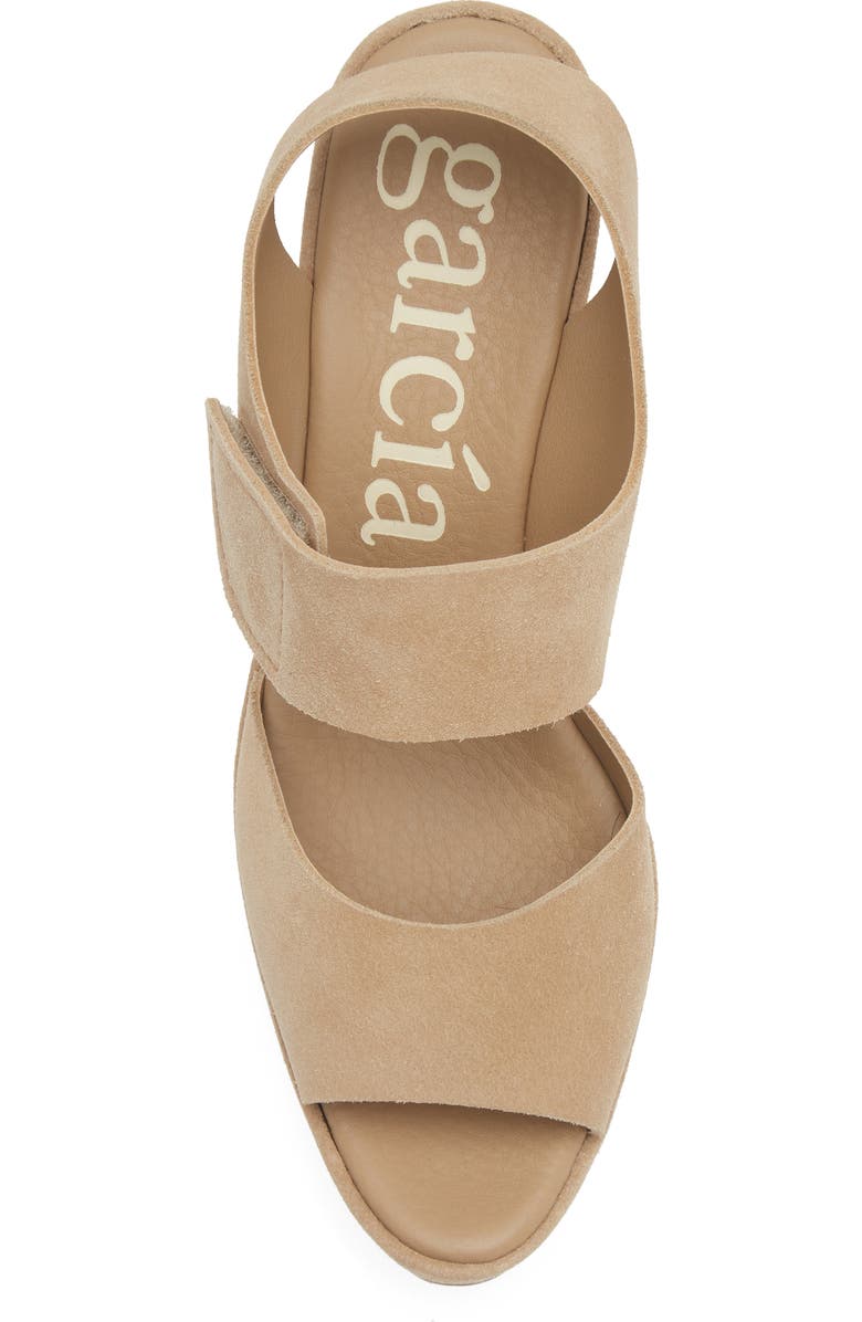 Pedro Garcia Helen Platform Wedge Sandal, Alternate, color, Dijon Castoro