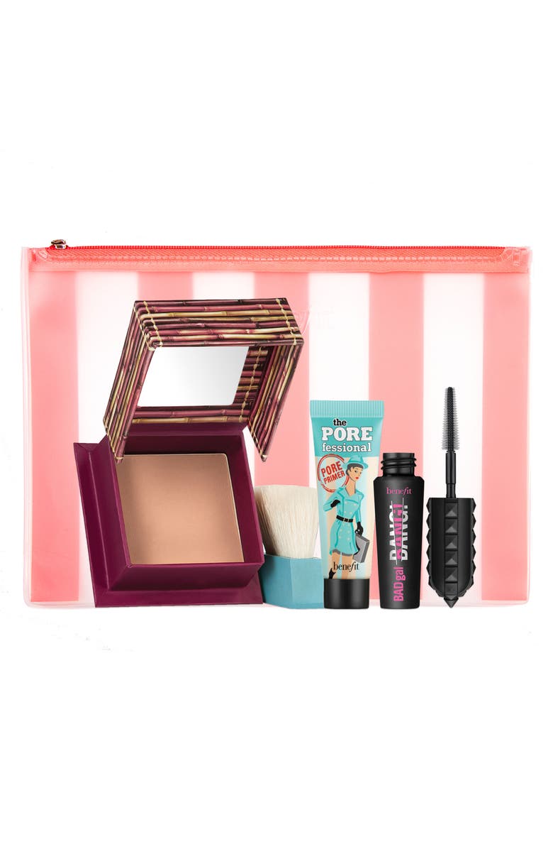 Benefit Cosmetics Benefit Primer, Bronzer & Mascara Set, Alternate, color,
