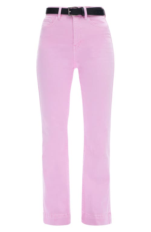 Bayeas High Waist Bootcut Jeans In Pink