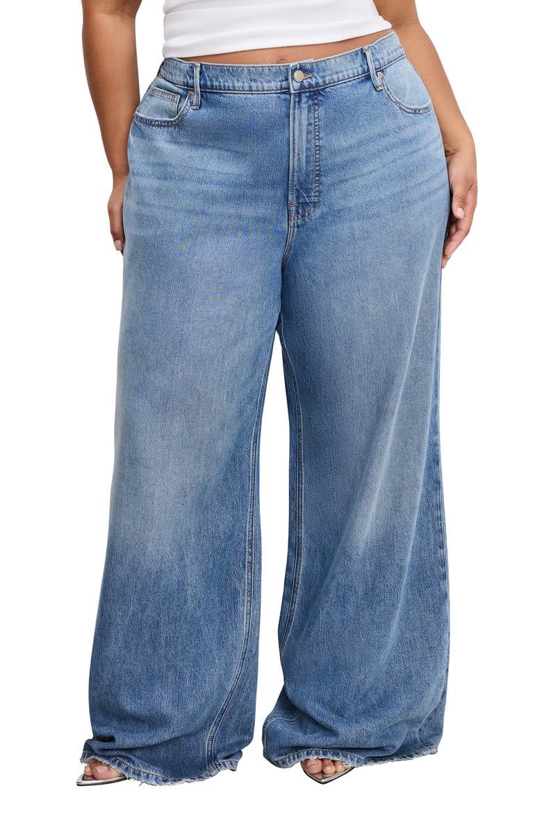 Weightless Good Standard Ease Wide Leg Jeans, Alternate, color, INDIGO961