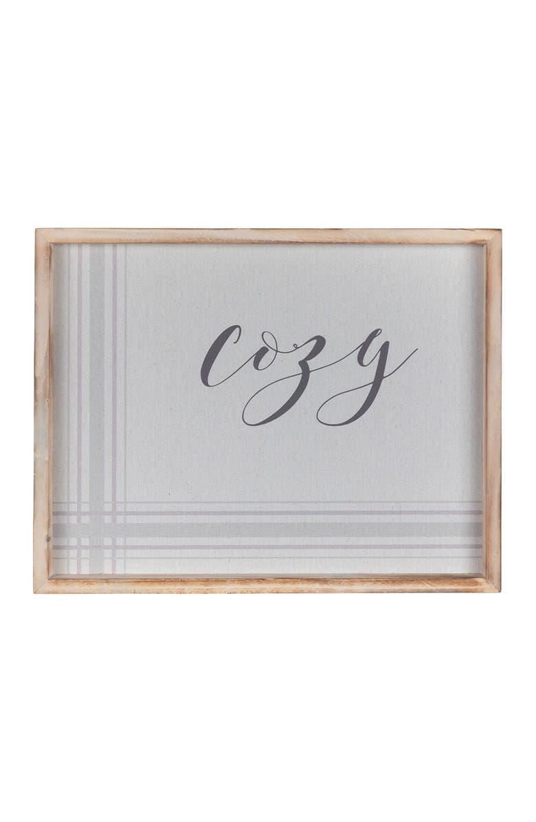 STRATTON HOME DECOR Cozy Framed Wall Art, Main, color, 