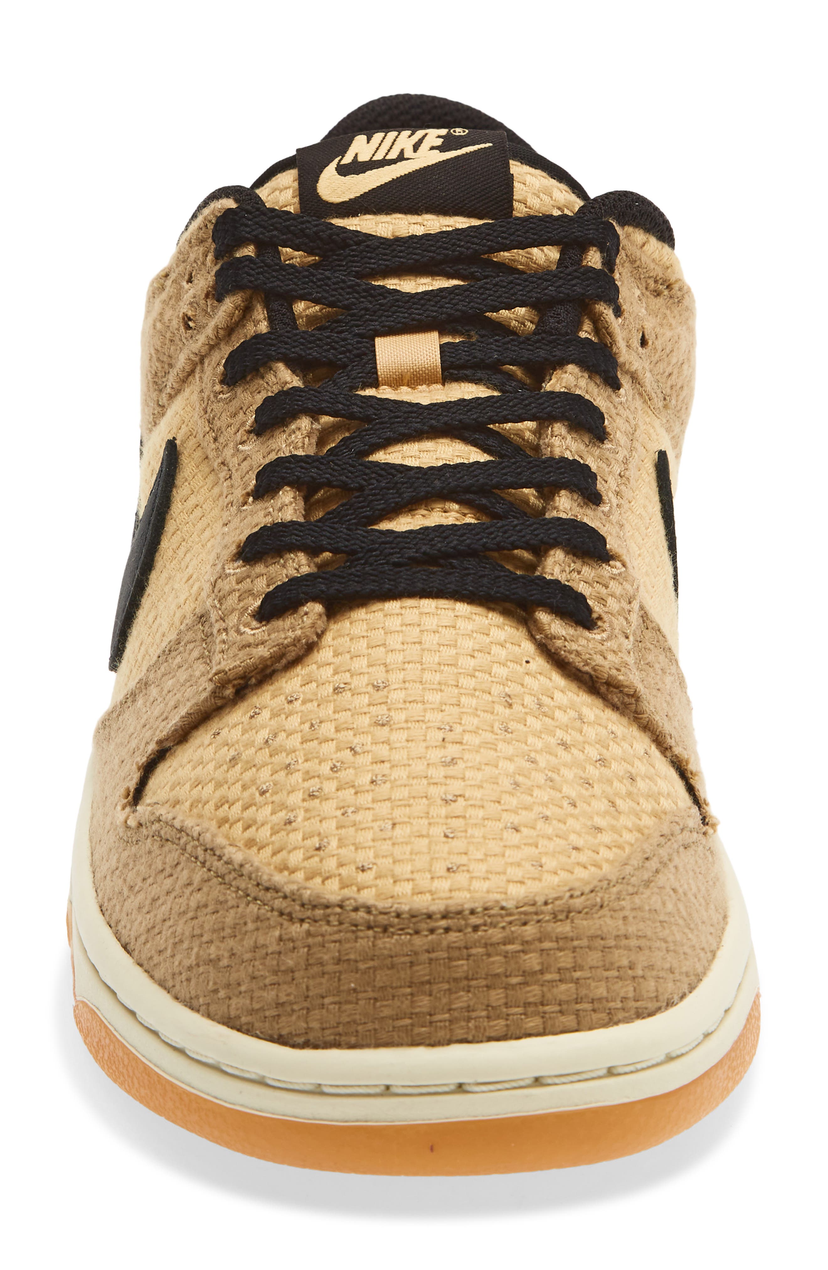 Nike Dunk Low Retro SE Basketball Sneaker, Alternate, color, Filbrt/Black