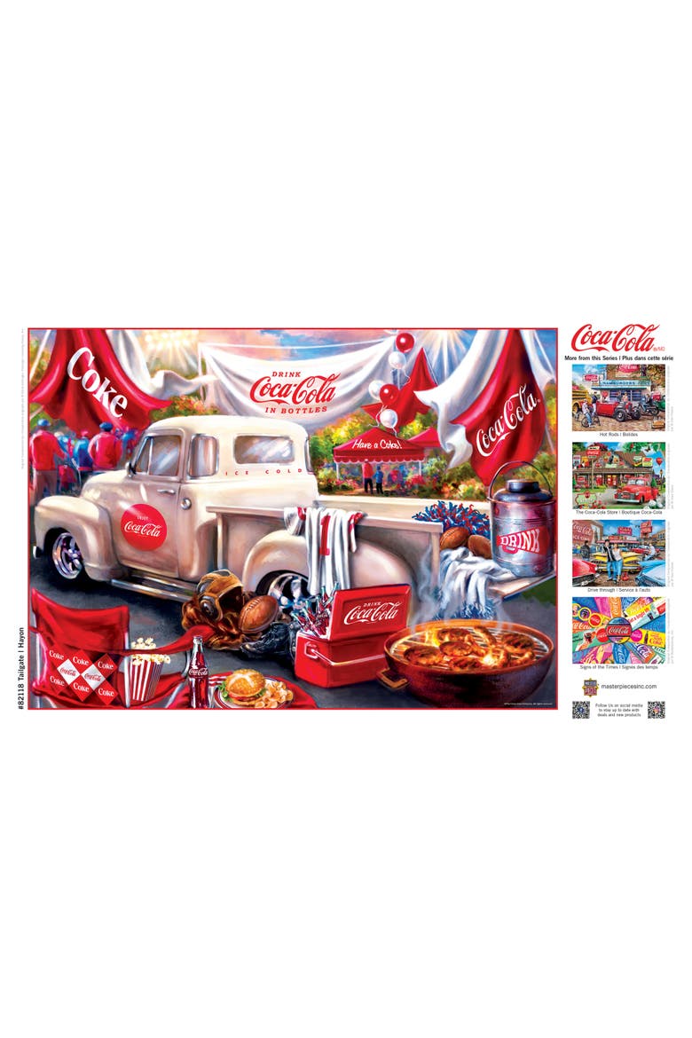 Coca-Cola Tailgate 1000 Piece Puzzle, Alternate, color, Multicolor