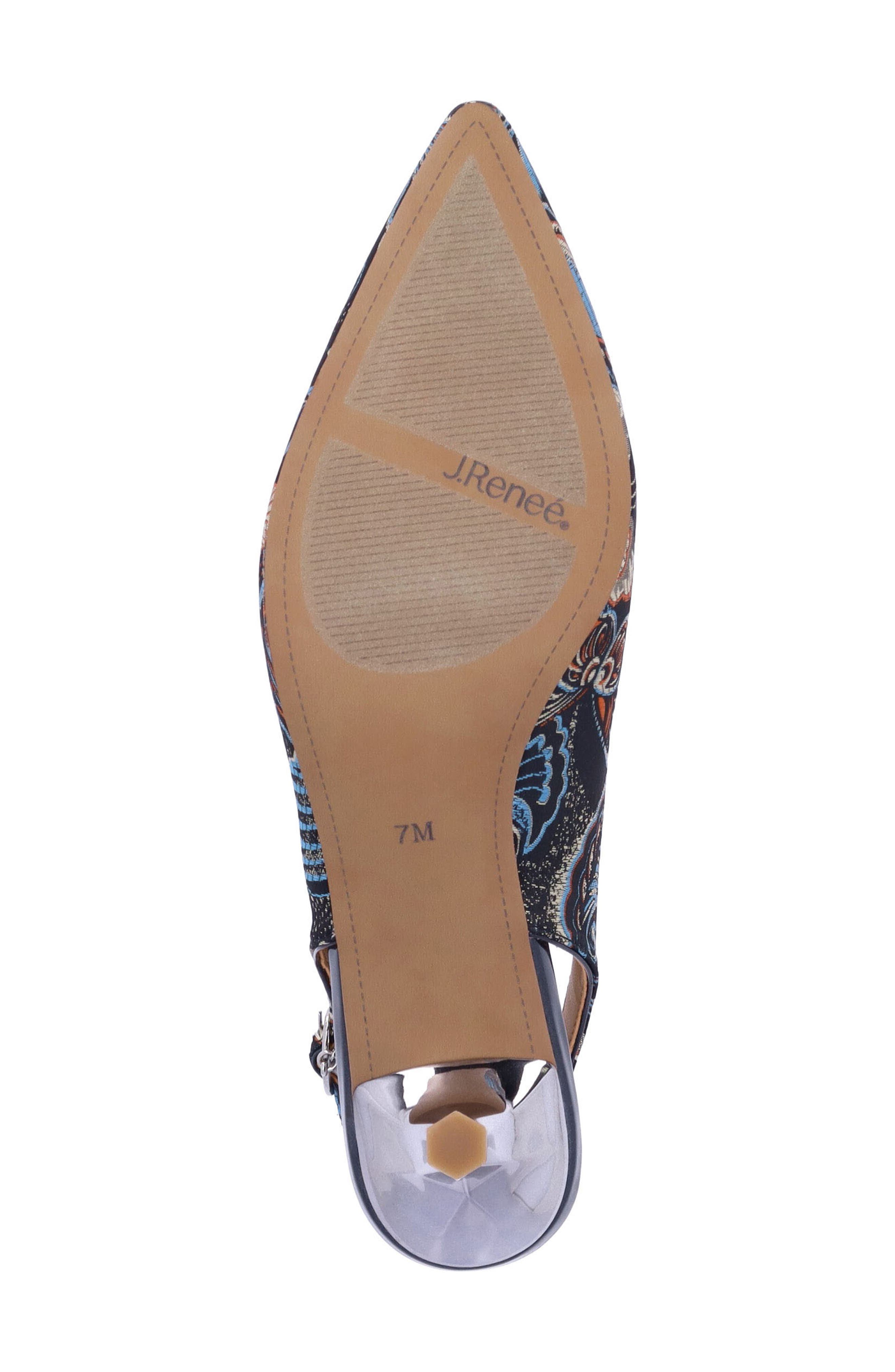 J. Reneé Laverne Pointed Toe Slingback Pump, Alternate, color, Dark Taupe