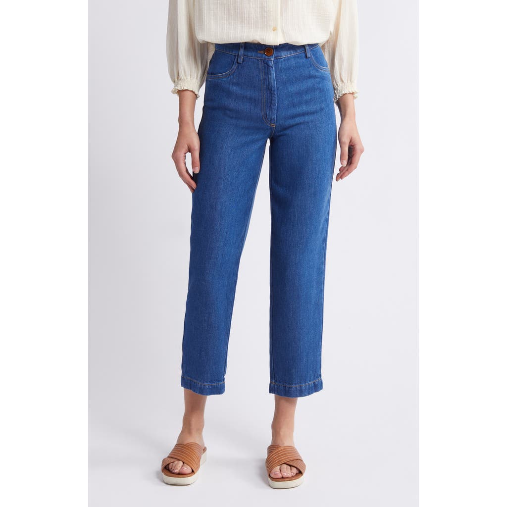 Shop Sessun Sessùn Nica Jeans In Denim Blue