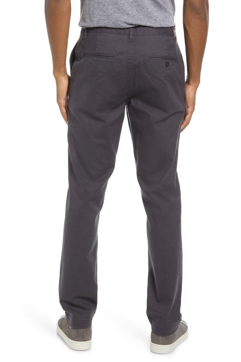 Stretch Canvas Pants, Alternate, color, SLATE GREY