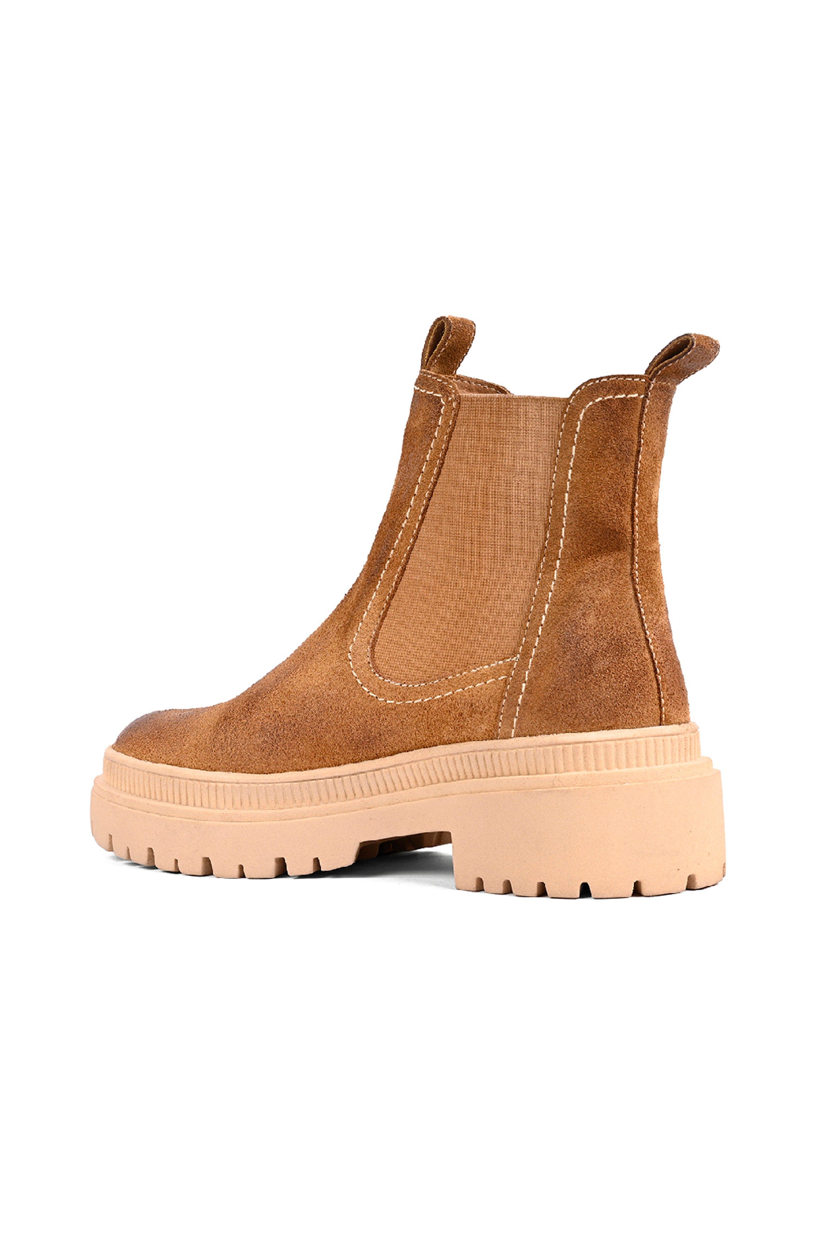 Indwelt  Chelsea Boot, Alternate, color, Tan Suede