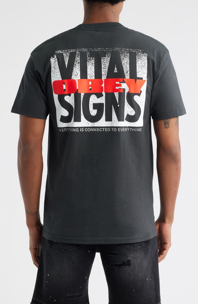 Obey Vital Signs Graphic T-Shirt, Alternate, color, 