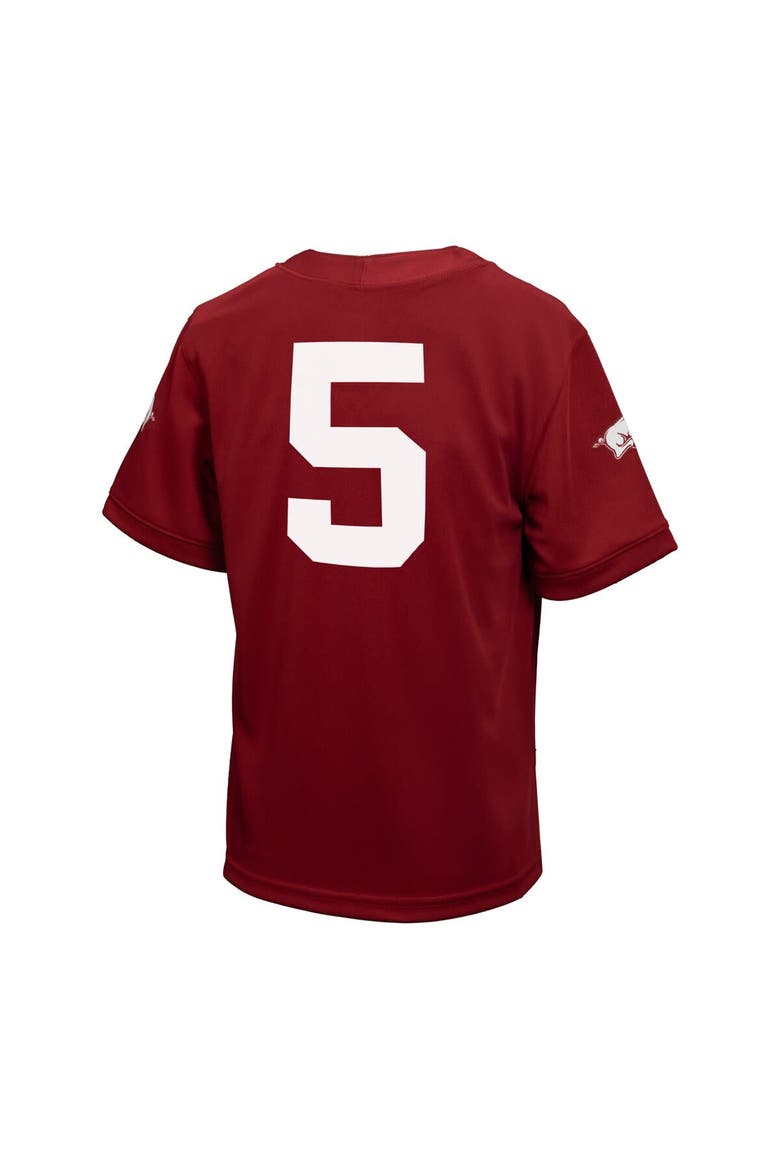 Preschool Nike #5 Cardinal Arkansas Razorbacks Untouchable Replica Game Jersey, Alternate, color, Cardinal