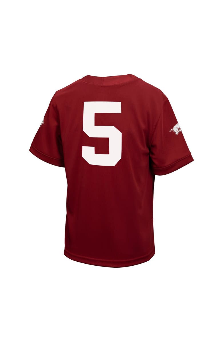 Nike Preschool Nike #5 Cardinal Arkansas Razorbacks Untouchable Replica Game Jersey, Alternate, color, Cardinal