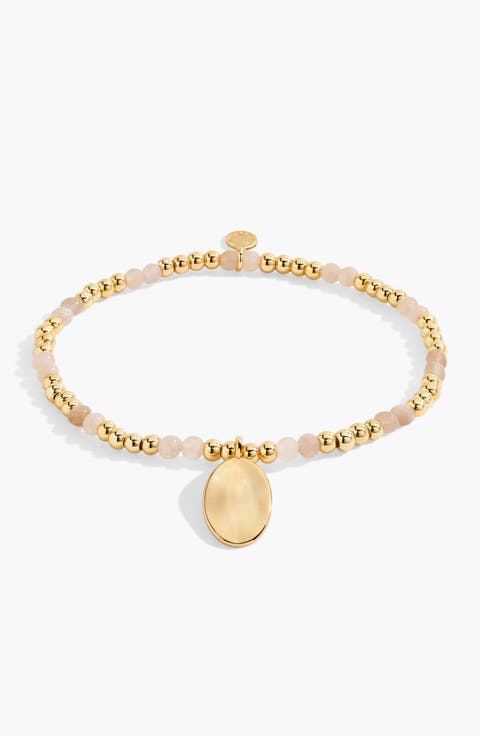 Birthstone A Little July Bracelet in Gold-Tone Plating