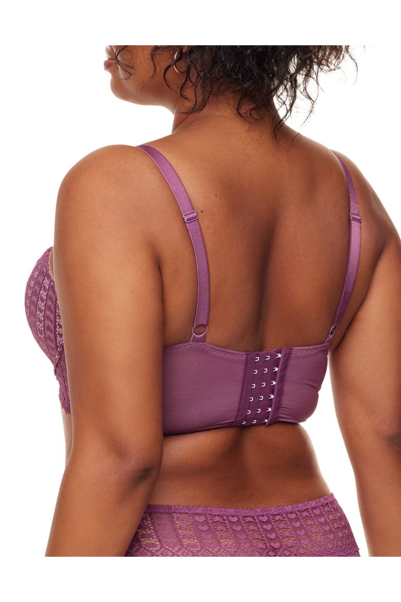 Nymphadora Contour Balconette Bra, Alternate, color, Dark purple