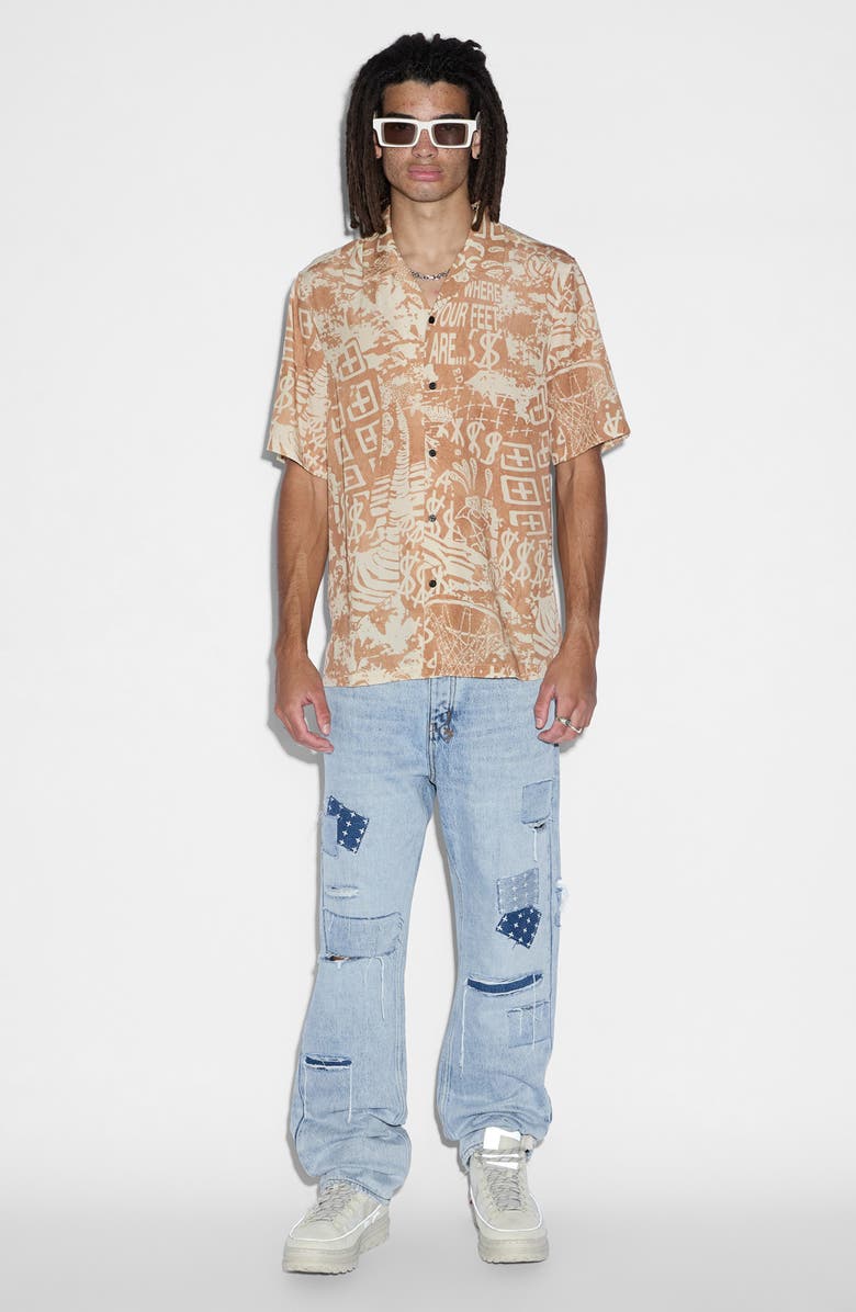 Ksubi Mills Ikon Camp Shirt, Alternate, color, 
