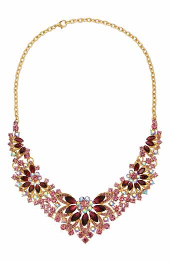 EYE CANDY LOS ANGELES Marsha Cubic Zirconia Statement Necklace