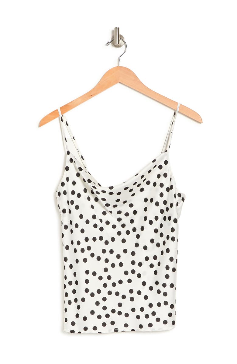 Renee C Sleeveless Cowl Neck Tank, Alternate, color, Ivory