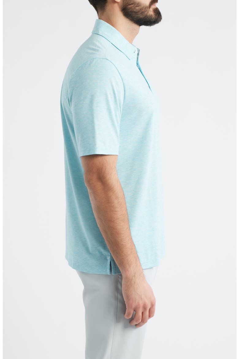 XC® Apex Performance Polo, Alternate, color, AQUA HEATHER