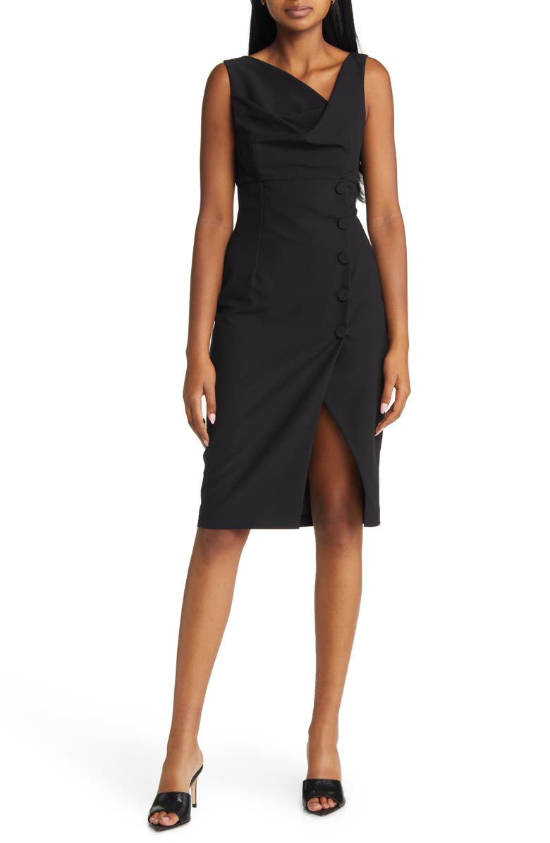 Black Halo Bridget Sheath Dress, Main, color, 