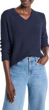 NIC+ZOE Crimpy V-Neck Sweater