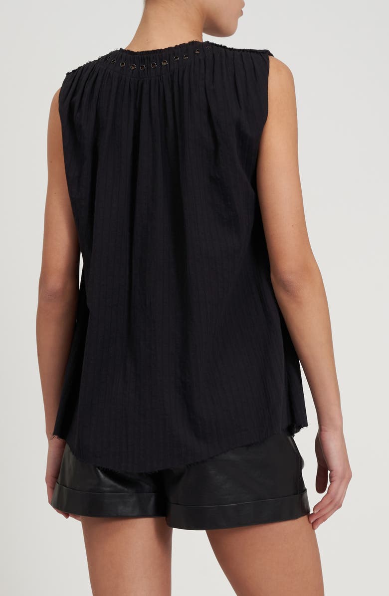 Rebecca Minkoff Crosby Grommet Sleeveless Top, Alternate, color,