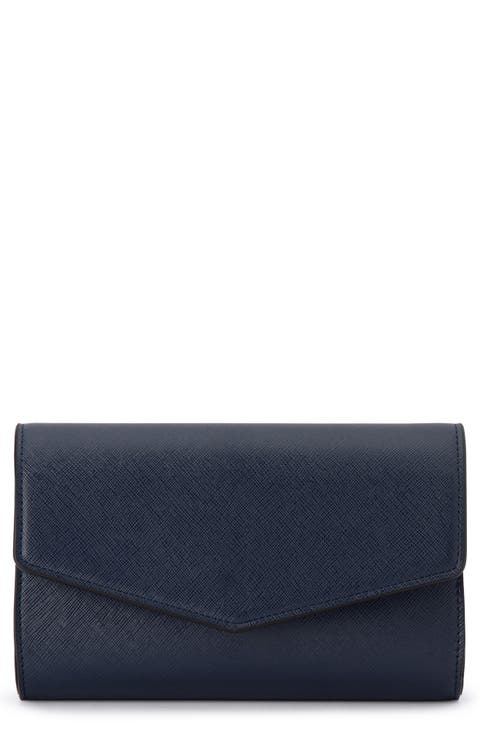 Nic Faux Leather Clutch