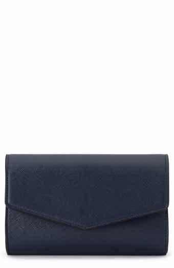 Olga Berg Nic Faux Leather Clutch