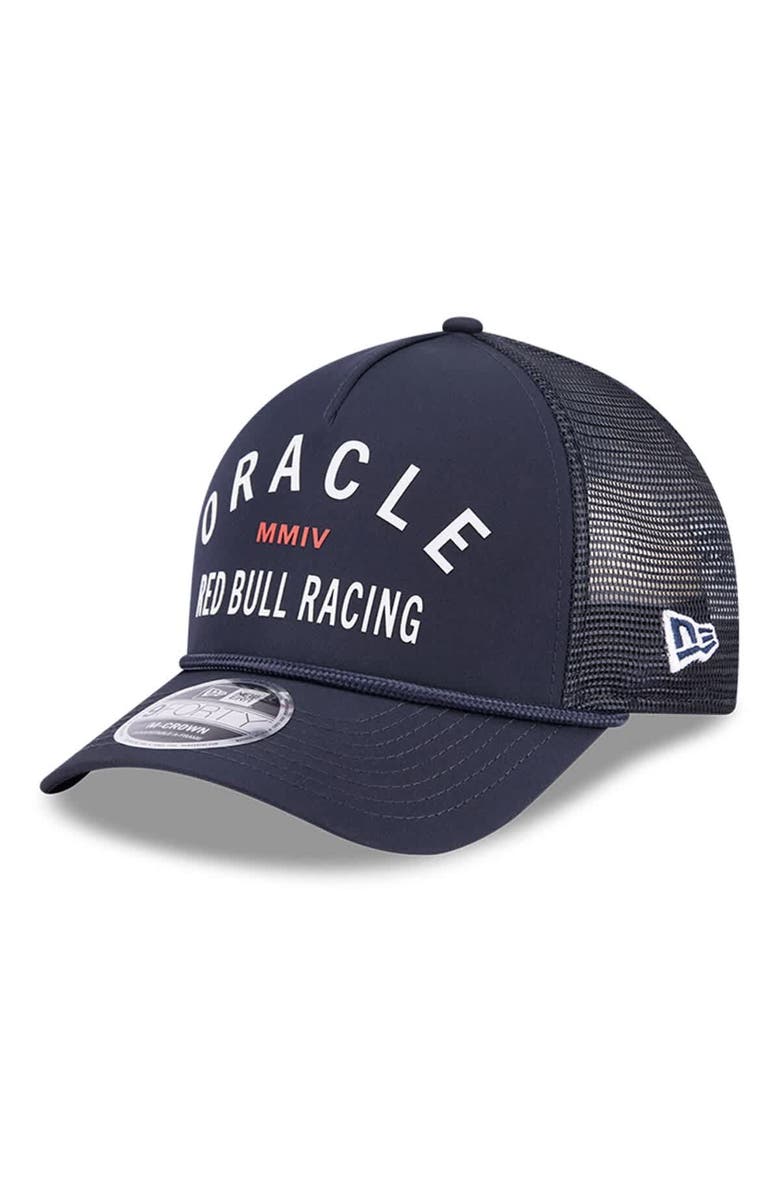 New Era Men's New Era  Navy Red Bull Racing 9FORTY Trucker Hat, Main, color, 