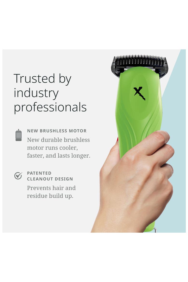 Corded and Cordless Animal Grooming Clipper for Fitting and Show Preparation, Alternate, color, Green