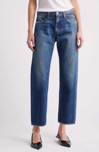 MOUSSY VINTAGE Pine High Waist Distressed Ankle Jeans