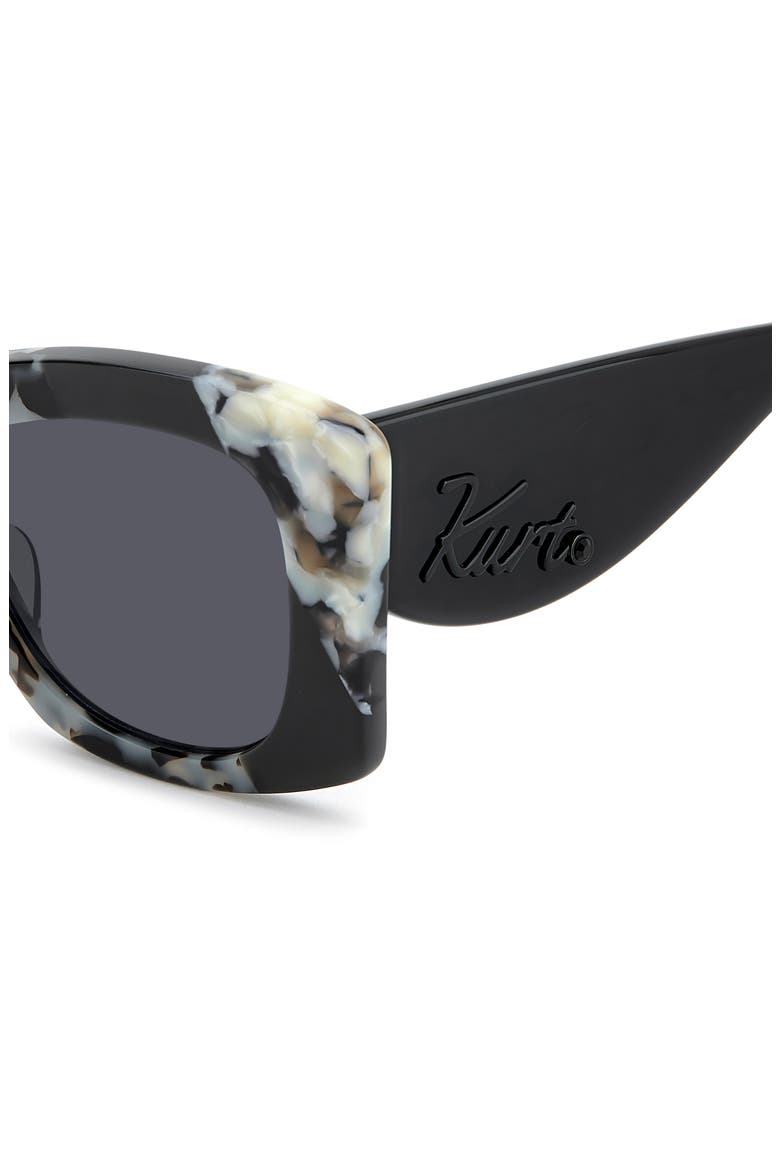 52mm Square Sunglasses, Alternate, color, BLACK MULTICOLOR/ GREY