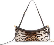 Alaïa Medium Le Click Tiger Print Genuine Calf Hair East/West Shoulder Bag