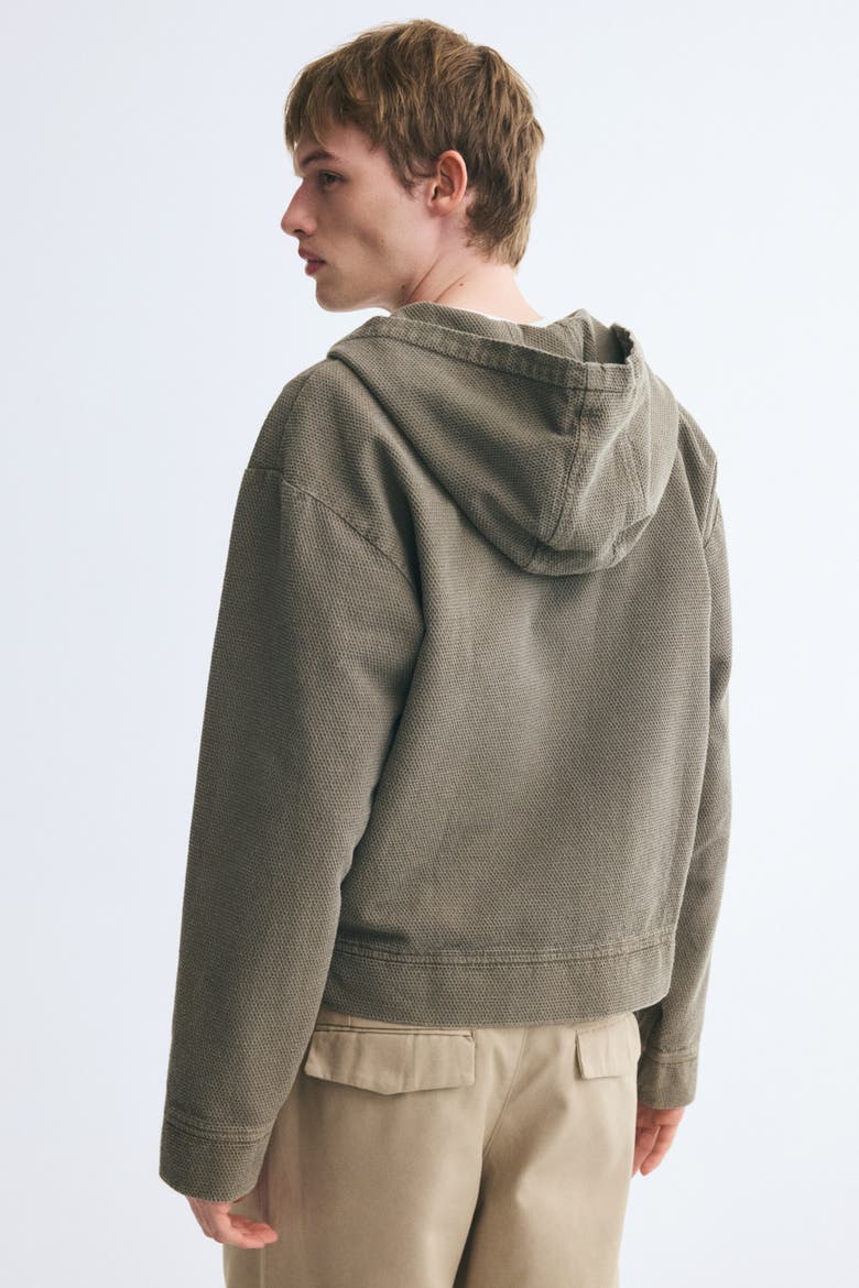 Hooded Overshirt Jacket, Alternate, color, Beige