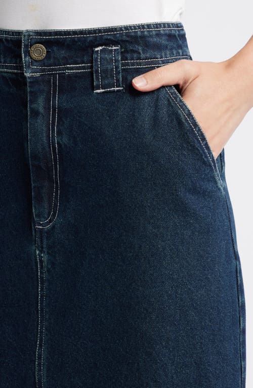 Cleobella Sue Denim Midi Skirt In Dark Denim