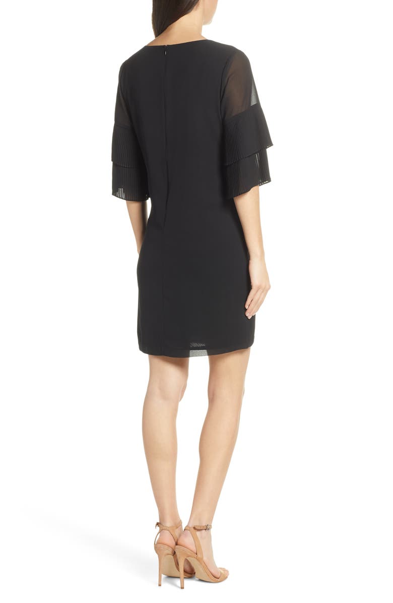 Sam Edelman Pleat Sleeve Shift Dress, Alternate, color, 