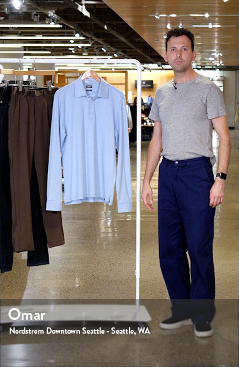 Movement Long Sleeve Piqué Polo, sales video thumbnail