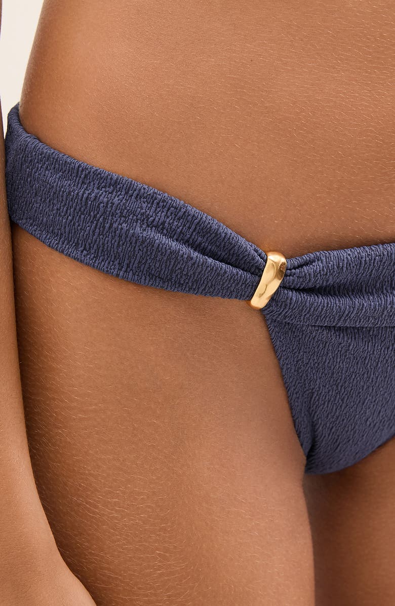 ViX Paula Hermanny Bia Tube Bikini Bottoms, Alternate, color, Blue