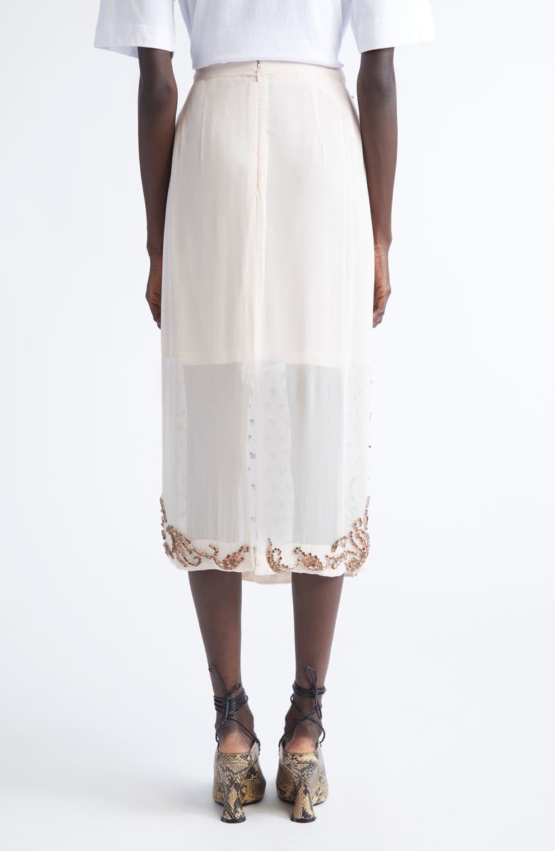 Dries Van Noten Sokna Embellished Midi Skirt, Alternate, color, Blush